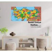 Renkli Türkiye  Haritası